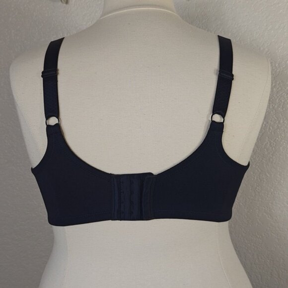 Vanity Fair 42DD Minimizer Bra Full Figure Beauty Back Smoothing Wire Black - Picture 4 of 5